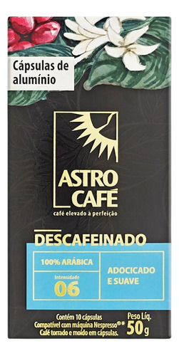 Kit Cápsulas Astro Café Descafeinado 100 Unidades