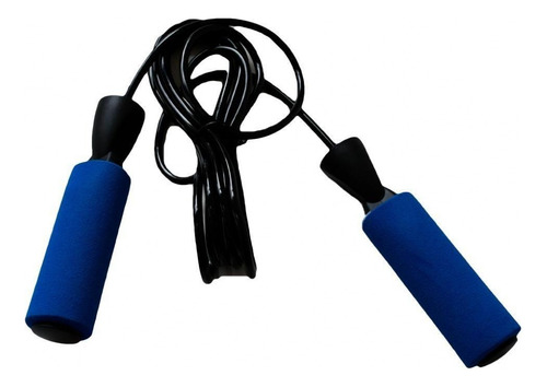 Corda Com Rolamento Starflex-ideal Para Saúde, Crossfit Etc. Cor Azul