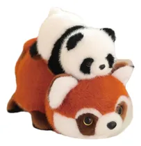 Comprar Convierte El Panda Gigante En  Peluche De Panda Rojo Marrón