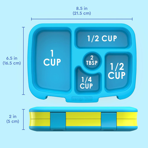 Fiambrera Bentgo Kids Estilo Bento Con 5 Compartimentos A Pr