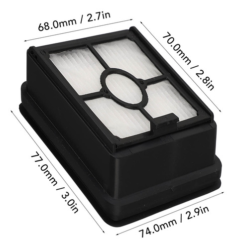 Filtro De Aspiradora Reutilizable Y Lavable Con Aire, 2 Unid