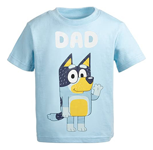 Camiseta Estampada Bluey Dad Bandit Small Para Hombre Adulto