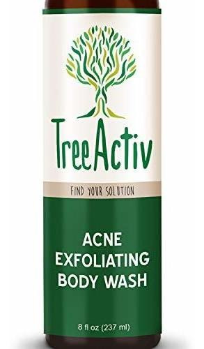 Treeactiv Acné Exfoliante Body Wash, Tratamiento Natural Par