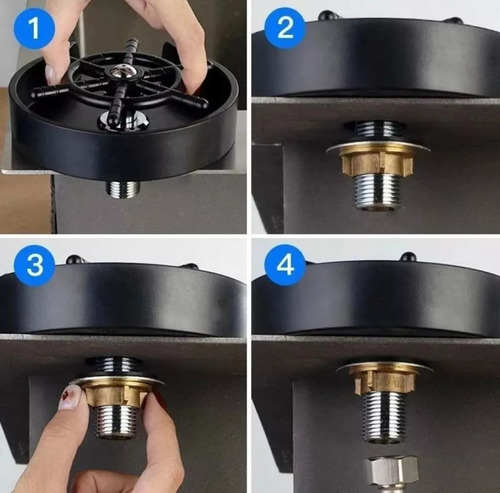 Lava Copas Automático Para Bachas De Cocina Enjuagadora