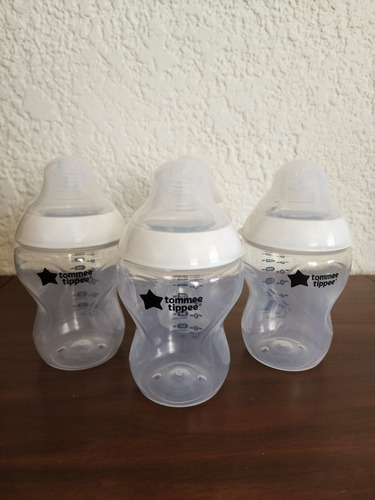 Biberón Tommee Tippee Closer To Nature 9oz 3pz Color Transpa (Usado)