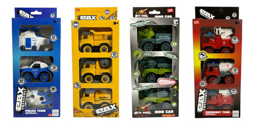 Juguete Niño Carros Armables Vehículos Kit Didáctico Metadino