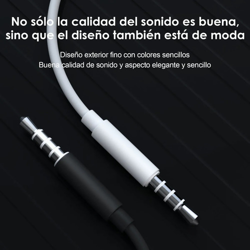 2 Piezas Audífonos Manos Libres Alámbrico In-ear Mvpsmart Xk102 Auriculares Baratos