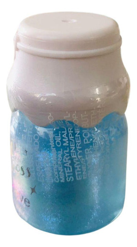 Lip Gloss Brilho Labial Azul Efeito Espelhado Lua&neve