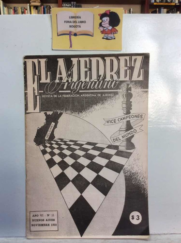 Ajedrez Argentino - Noviembre De 1952