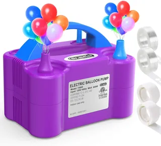 Dr. Meter Electric Balloon Air Pump, V W Portable Ballo...