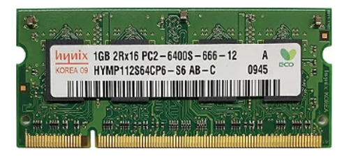 Memoria 1gb Ddr2 800mhz Sodimm