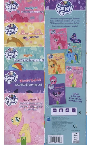 My Little Pony 5 Mini Libros Nuevos Envío Gratis