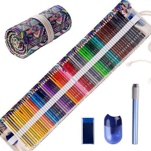 Set De Lapices De Colores 72 Unidades Premium + Estuche