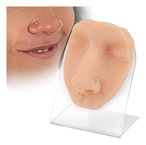 Simulação De Prática De Punção De Tatuagem De Modelo Facial