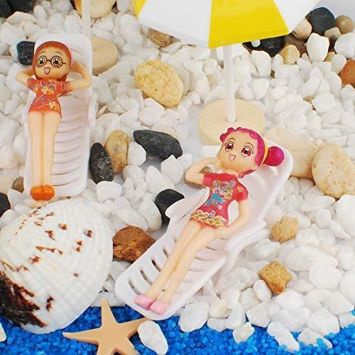 20 Estatuas Decorativas De Playa En Miniatura Para Jardin D