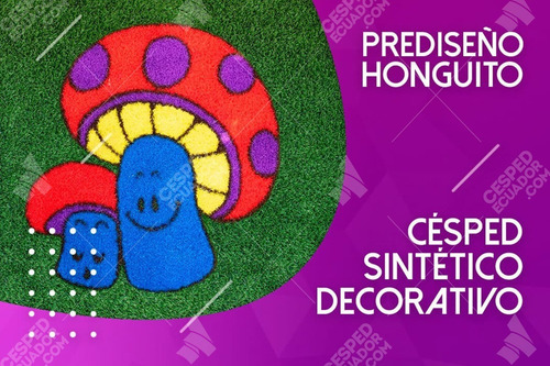 Imagen 1 de 5 de Venta E Instalación Figuras Prediseñadas De Césped Sintético