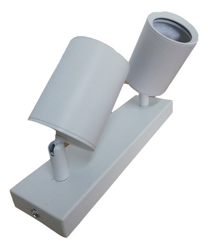 Aplique Foco E27 2 Luces Blanco Focal