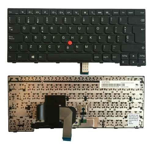 Teclado Lenovo Thinkpad E450 E455 E450c W450 E460 E465 Sp