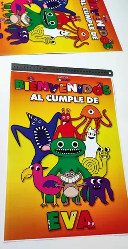 Cartel Poster Bienvenidos Garten Of Ban Ban Personalizado