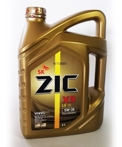 Aceite Zic X9 5w30 6 Litros Low Sap