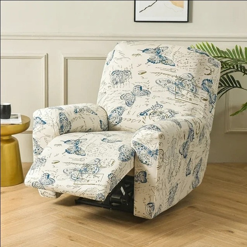 Funda Especial Sillon Reclinable Tela Lycra Estampada 1cuerp