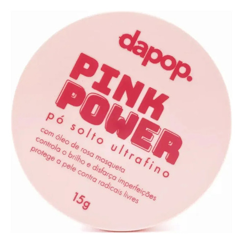 Po Solto Ultrafino Rosa Mosqueta Pink Power - Dapop Rosa-claro