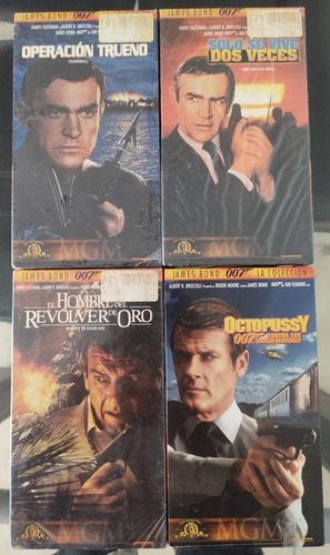Películas James Bond Vhs Colección (selladas)