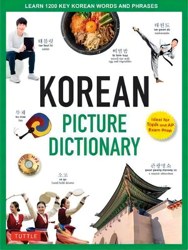 Korean Picture Dictionary, De Tina Cho. Editorial Tuttle Publishing, Tapa Dura En Inglés