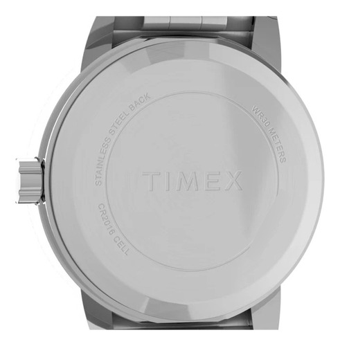 Reloj Timex - Mujer Correa Extensible Easy Reader De 25 Mm Correa Acero Inoxidable Bisel Plateado