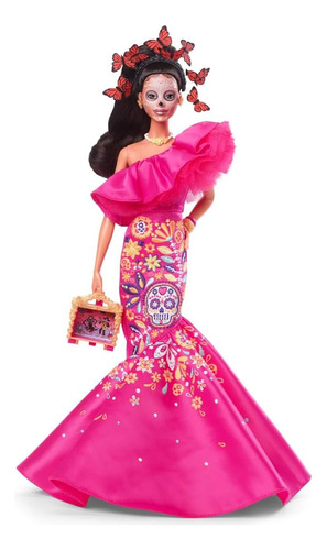 Muñeca Barbie De Vestido Rosa Hjx14 Barbie