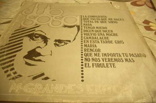 Julio Sosa 14 Grandes Exitos Vinilo Exelente