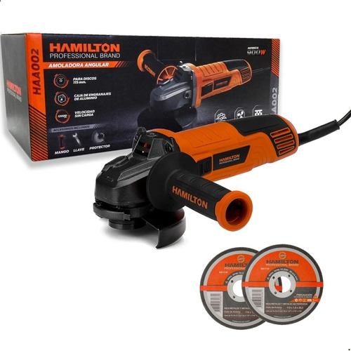 Amoladora Eléctrica 220v 900w Linea Pesada Hamilton + Regalo