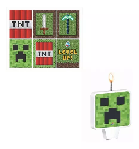 Decoração Festa Kit Só Um Bolinho - Minecraft Iii