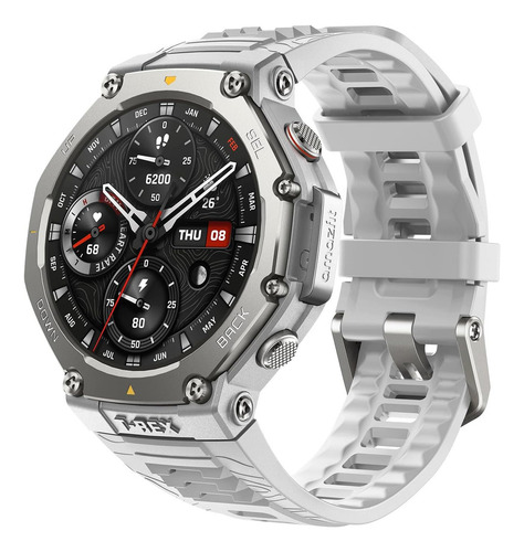 Amazfit T-rex 3 Outdoor Reloj Inteligente Militar Resistente De 48 Mm, Gps (con Privacidad), Mapas Sin Conexión, Batería De Larga Duración, Resistente Al Agua, 170 Modos De Fitness/deporte, Ai, Onyx G