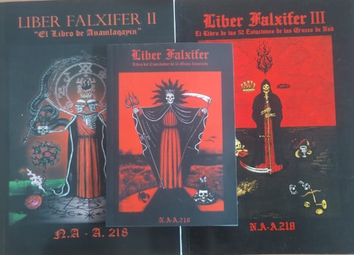 Liber Falxifer 3 Tomos Mano Izquierda San La Muerte Fdh