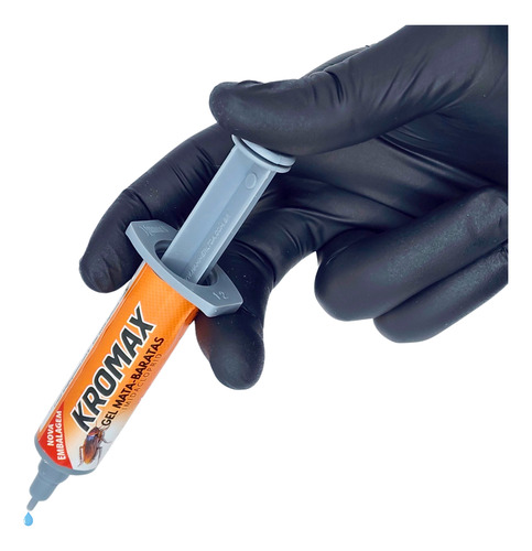 Kit Com 3 Veneno Gel Mata Barata Kromax Repelente Inseticida