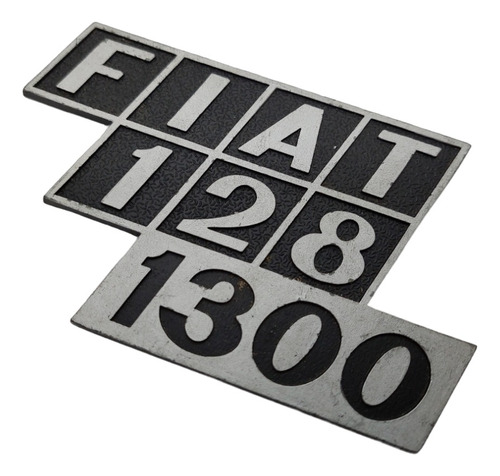 Fiat 128 1300 - Insignia Placa Trasera Original