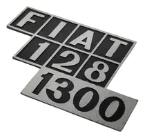 Comprar Fiat 128 1300 - Insignia Placa Trasera Original