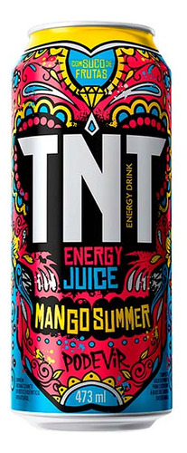 Energético Tnt Mango Summer 473ml Sabor Manga Kit Leve 2