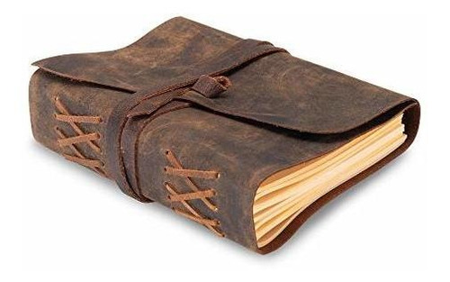 Cuaderno Forrado De Cuero Para Diario - Cuadernos Encuaderna