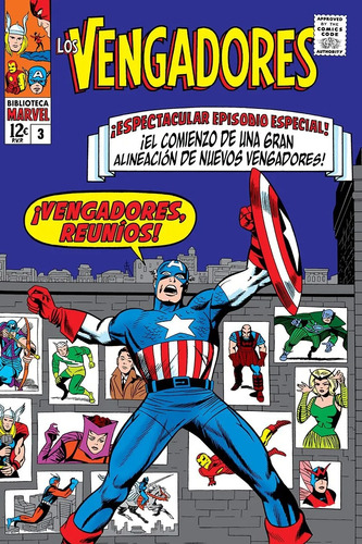 Comic Biblioteca Marvel: Los Vengadores Volumen 3 Panini 