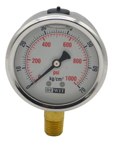 Manometro Dewit Modelo 251v/63/70 Rango 0-70 Kg/cm2