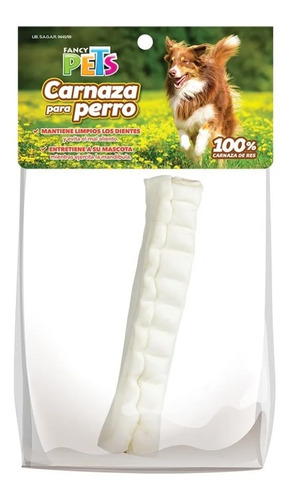 Carnaza Natural Para Perro Grande Hueso En Rollo Fancy Pets