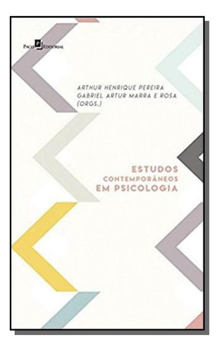 Estudos Contemporaneos Em Psicologia, De Arthur Henrique Pereira. Editora Paco Editorial, Capa Mole Em Português