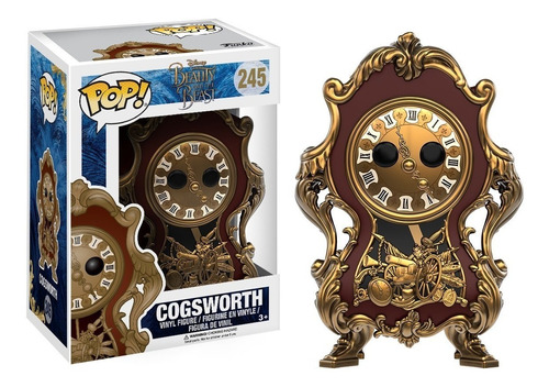 Funko Pop Disney La Bella Y La Bestia Live Cogsworth