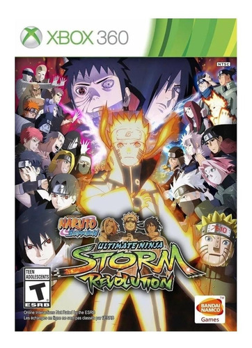Naruto Ultimate Ninja Storm Revolution Juego Xbox 360 Fisico