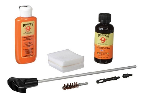 Kit De Limpieza Para Pistola Cal. 380 38 9mm Marca Hoppes (pc038b)