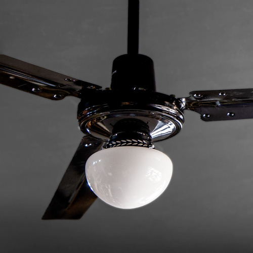 Imagen 2 de 2 de Ventilador Industrial Icarus 56 Negro Con Luz 127v Masterfan
