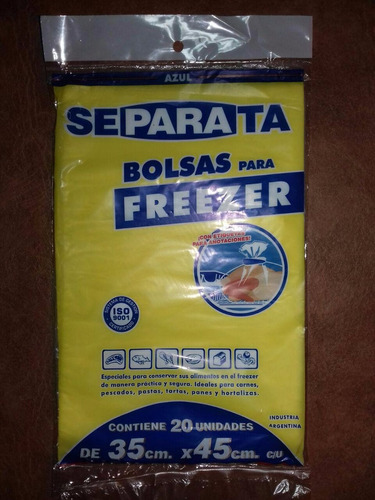 Bolsas Freezer 35 X 45 Cm X 60 Unid ( No Bolsas) 
