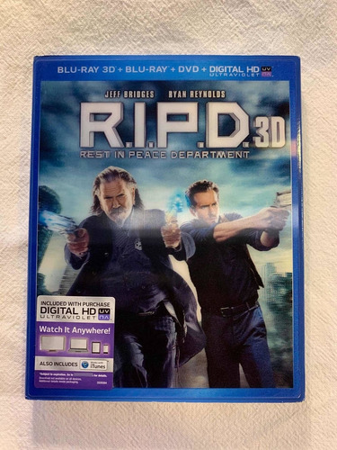 Policías Del Mas Allá R.i.p.d. En 3d Blu Ray